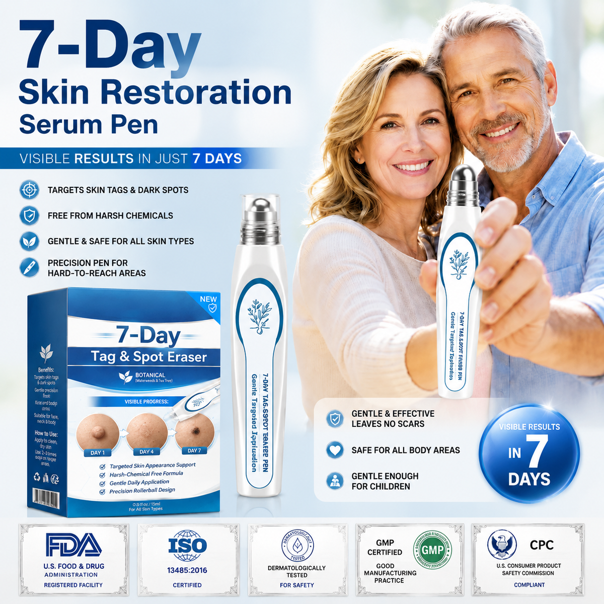 🎁 FREE GIFT — 7-𝐷𝑎𝑦 𝗧𝐚𝐠 & 𝗦𝗽𝐨𝐭 𝐄𝐫𝒂𝒔𝒆𝒓 Serum Pen